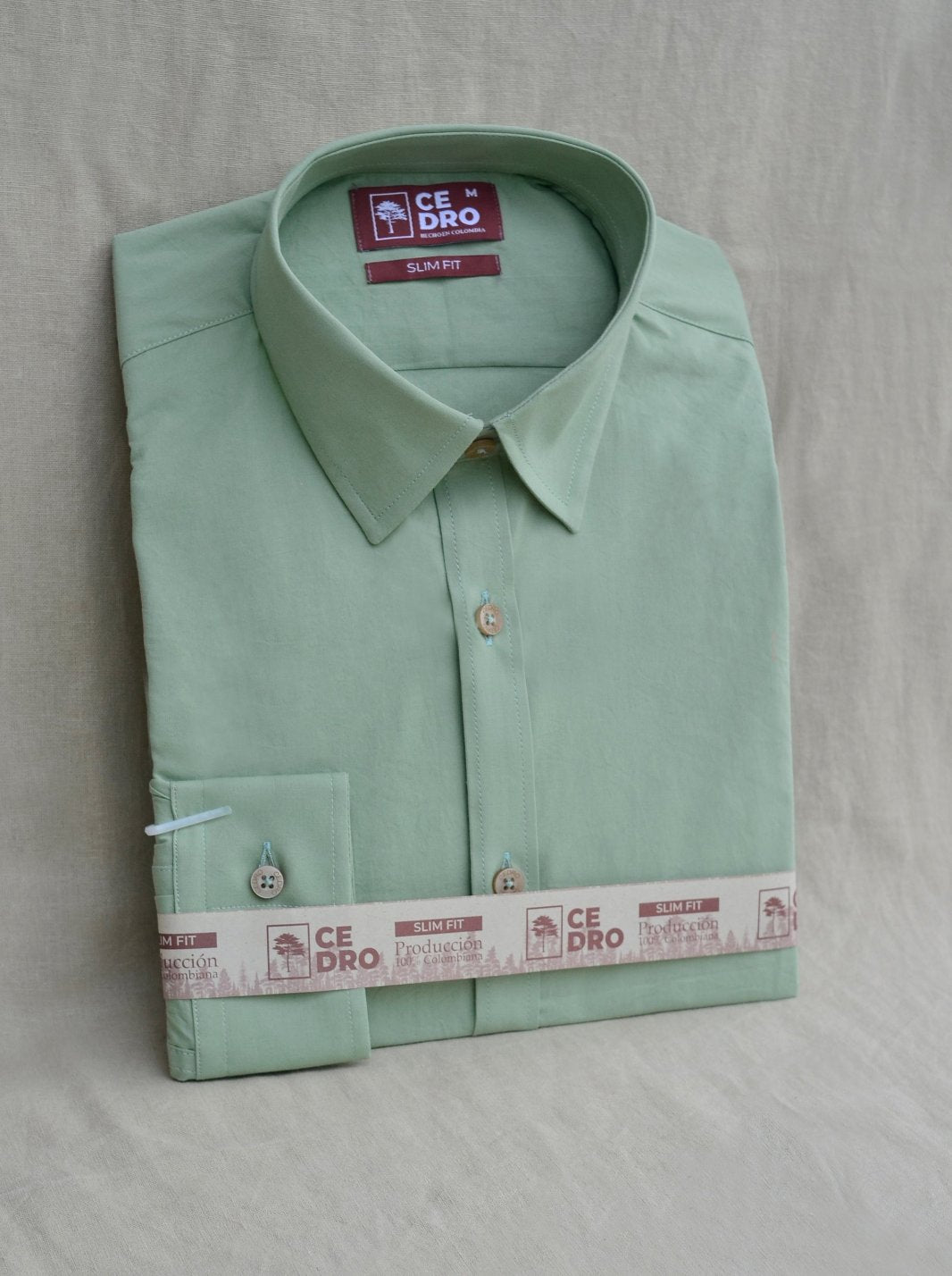 CAMISA ALGODÓN STRETCH | SLIM FIT - CEDRO