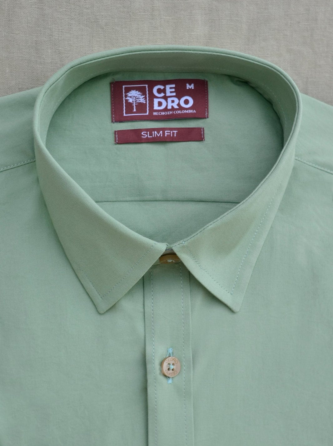 CAMISA ALGODÓN STRETCH | SLIM FIT - CEDRO