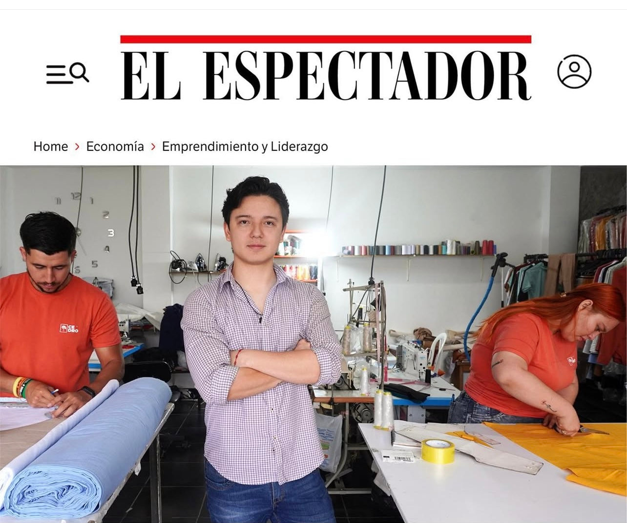 Cedro en las páginas de El Espectador