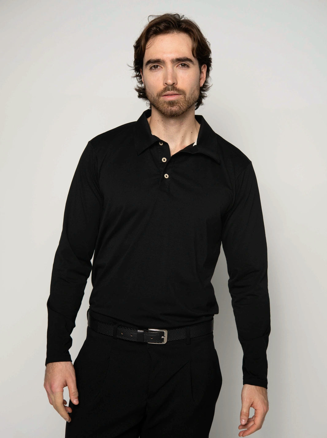 BUZO PREMIUM MANGA LARGA CON CUELLO | HOMBRE