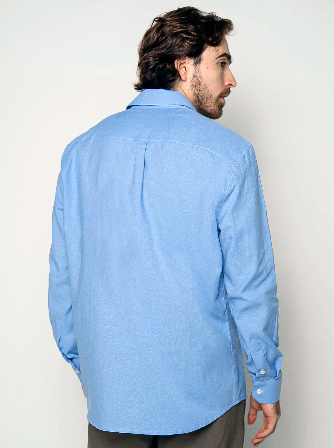 CAMISA ARMONÍA BORDADA LINO ALGODÓN | HOMBRE