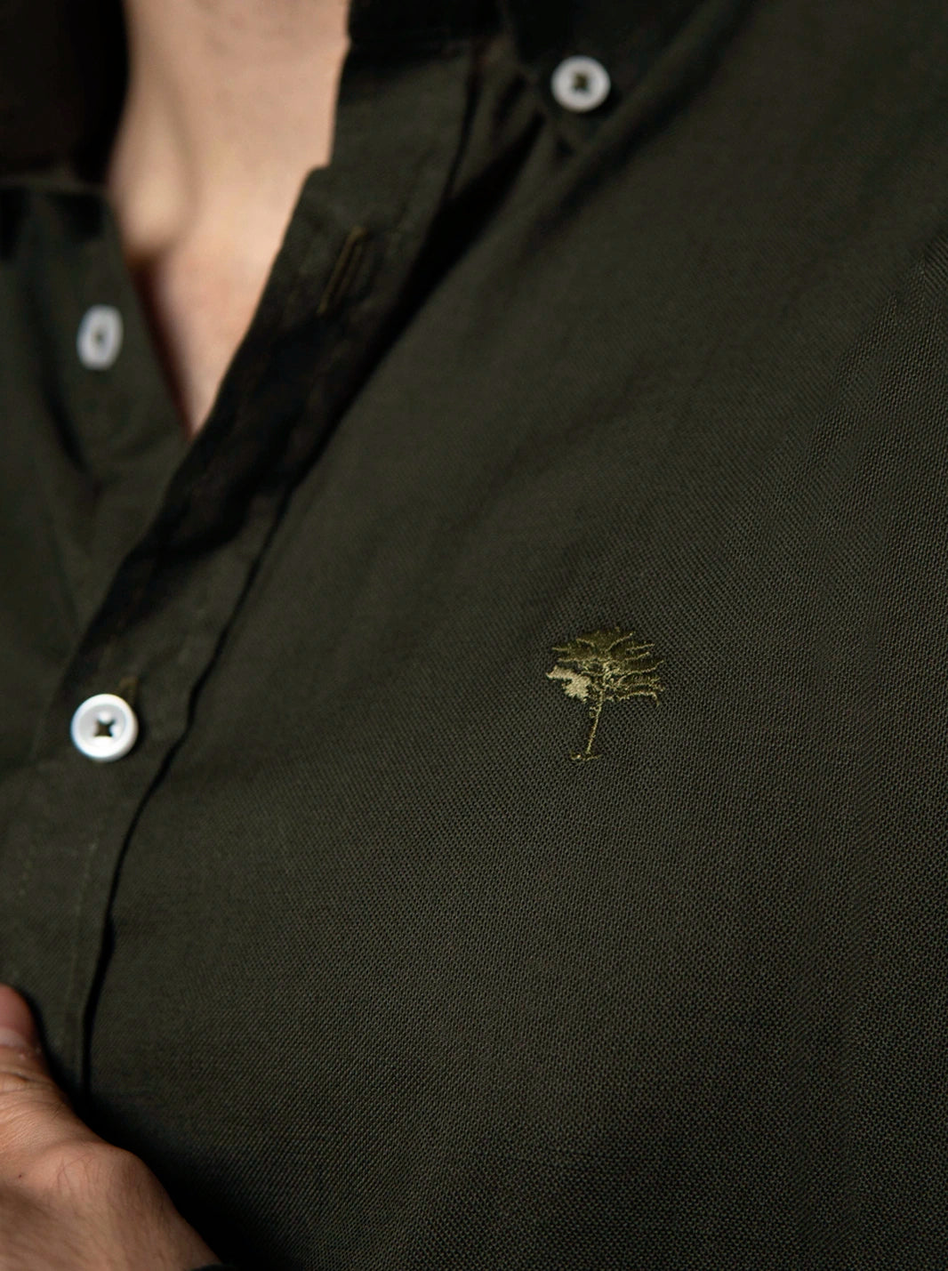 CAMISA ARMONÍA BORDADA LINO ALGODÓN | HOMBRE