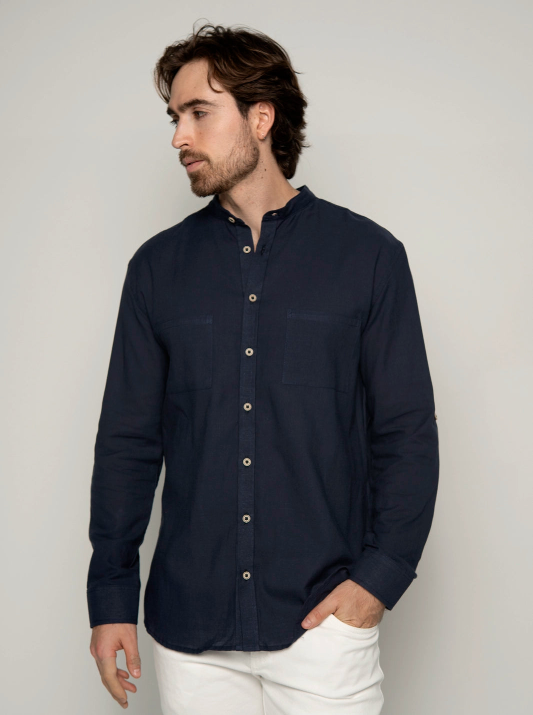 CAMISA MEMORIA LINO ALGODÓN
