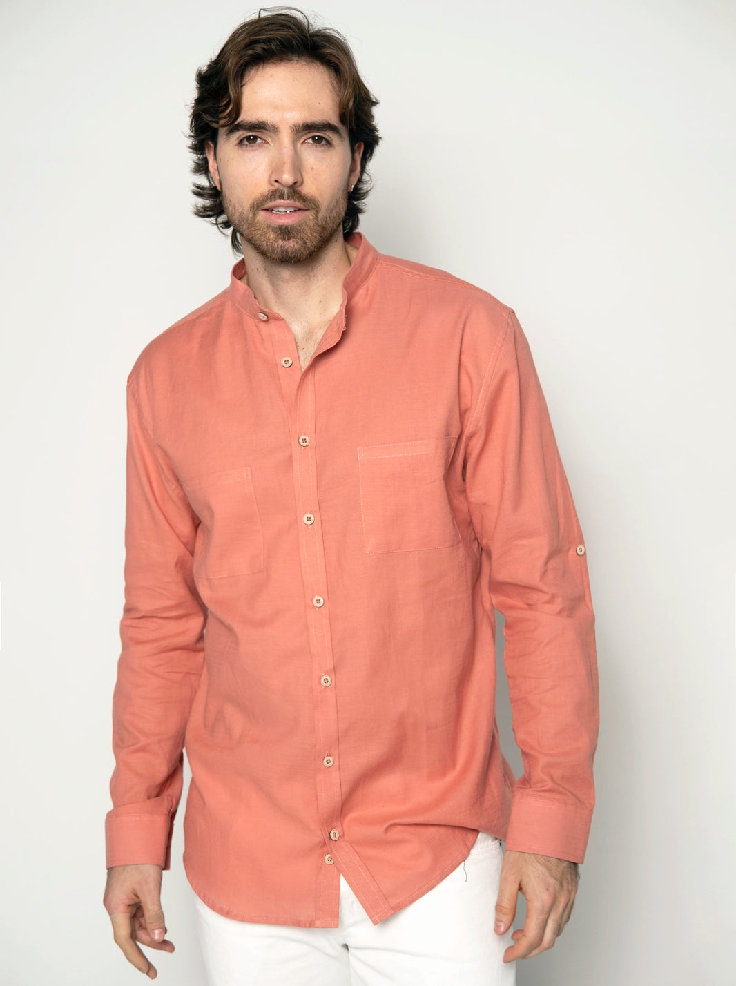 CAMISA MEMORIA LINO ALGODÓN