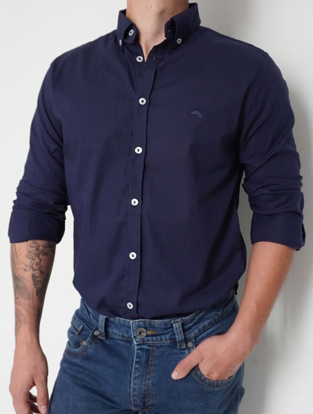 Camisa Costera de Portofino - Marrón Oscuro main image 1