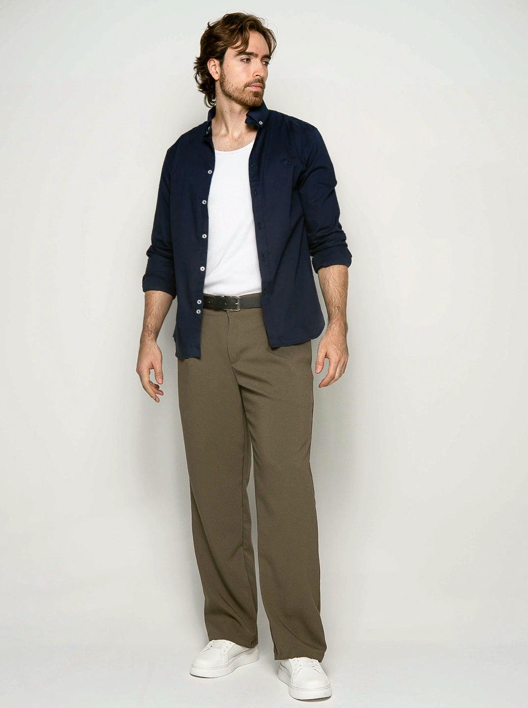 CAMISA PORTOFINO BORDADA | 100% ALGODÓN - CEDRO