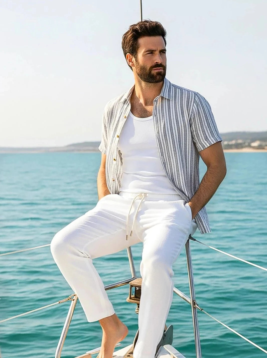 CAMISA NATURA TEJIDA - CEDRO