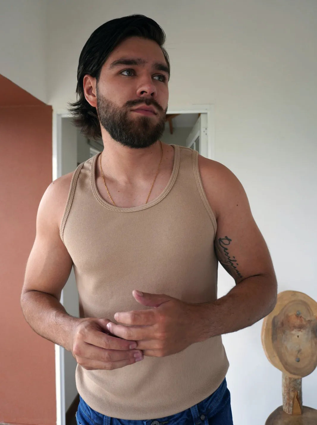 CAMISETA TECH SIN MANGAS | TANK TOP - CEDRO