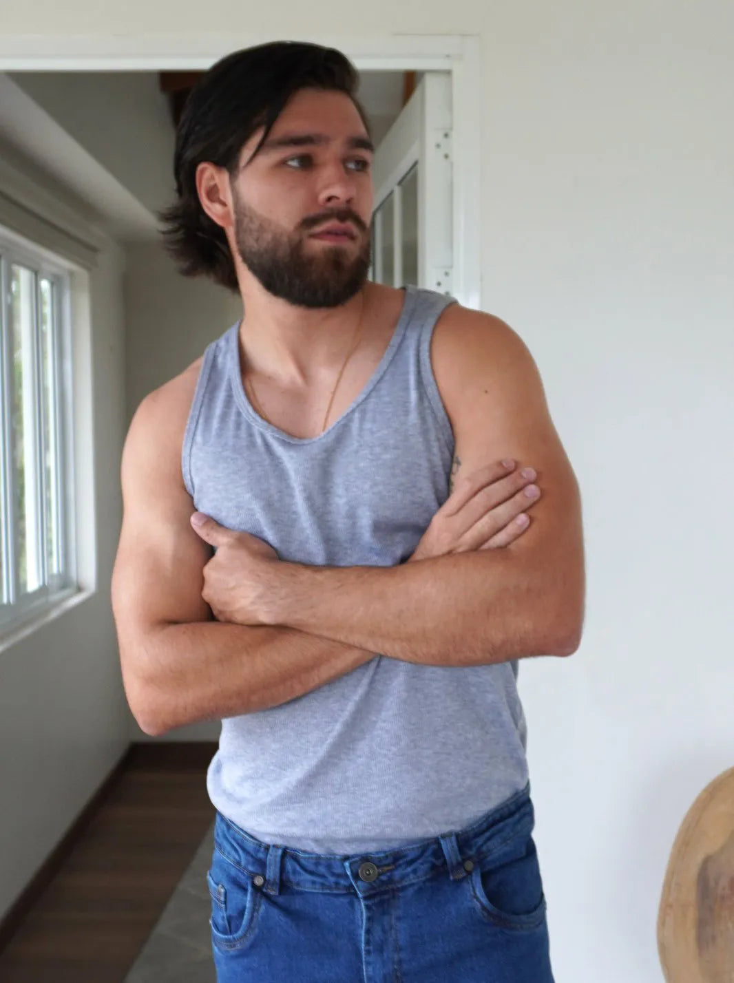 CAMISETA TECH SIN MANGAS | TANK TOP - CEDRO