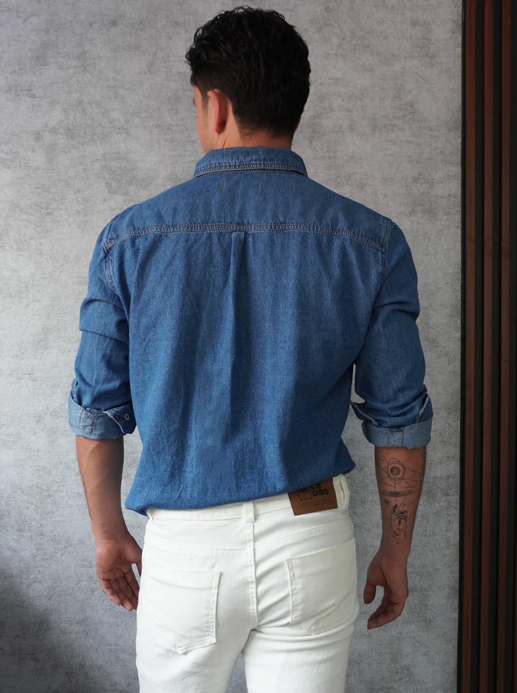 CAMISA EN DENIM DE ALTA RESISTENCIA - CEDRO