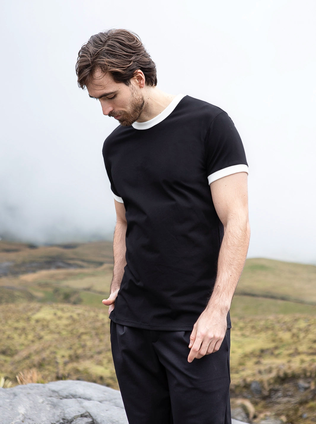 CAMISETA PREMIUM TACTO FRÍO | CUELLO EN RIB