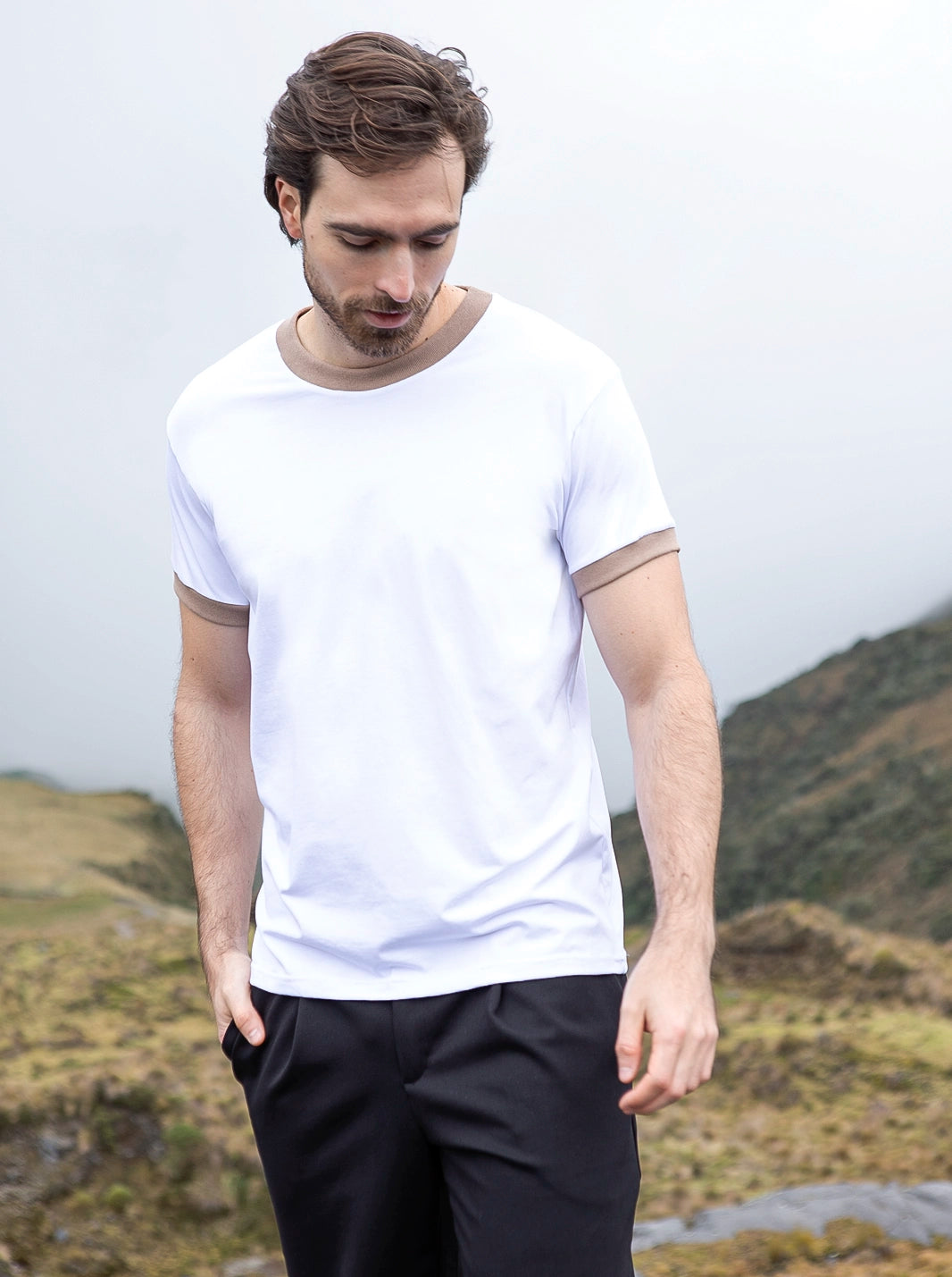 CAMISETA PREMIUM TACTO FRÍO | CUELLO EN RIB