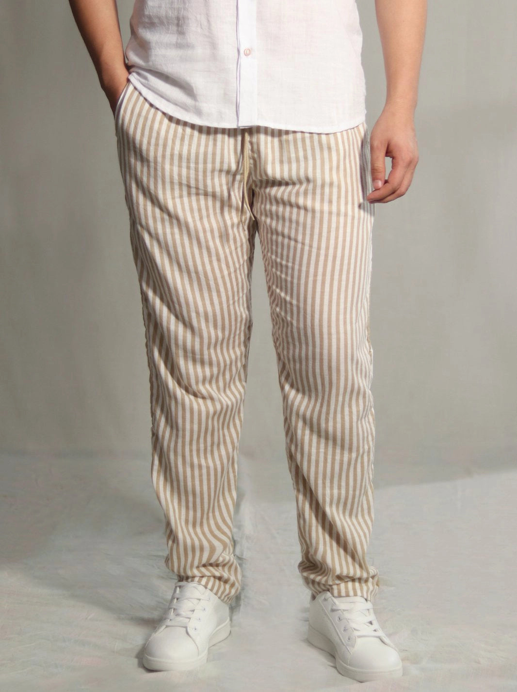 PANTALÓN LINO ALGODÓN | BOTA RECTA - CEDRO
