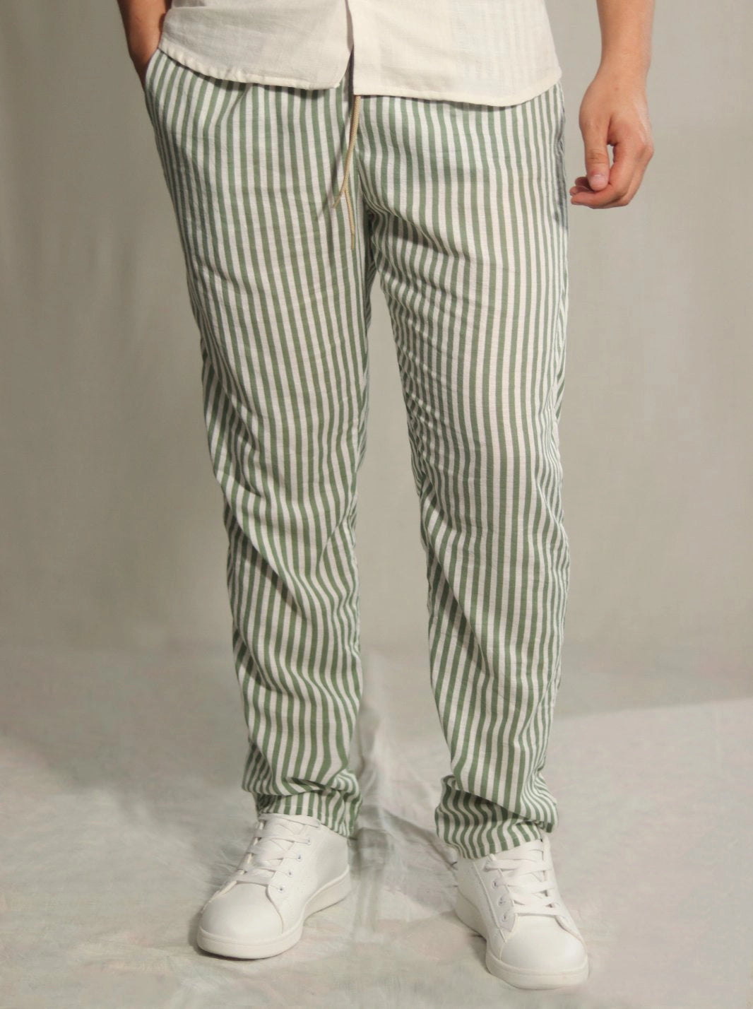 PANTALÓN LINO ALGODÓN | BOTA RECTA - CEDRO
