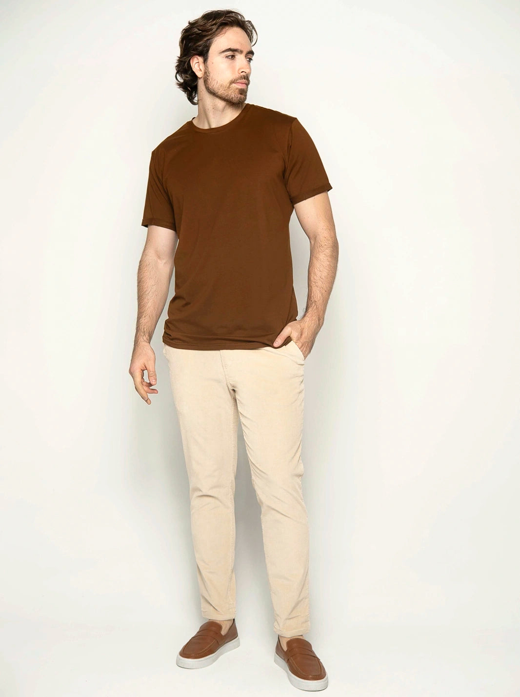 PANTALÓN CURDOROY SLIM FIT PRETINA NORMAL | HOMBRE