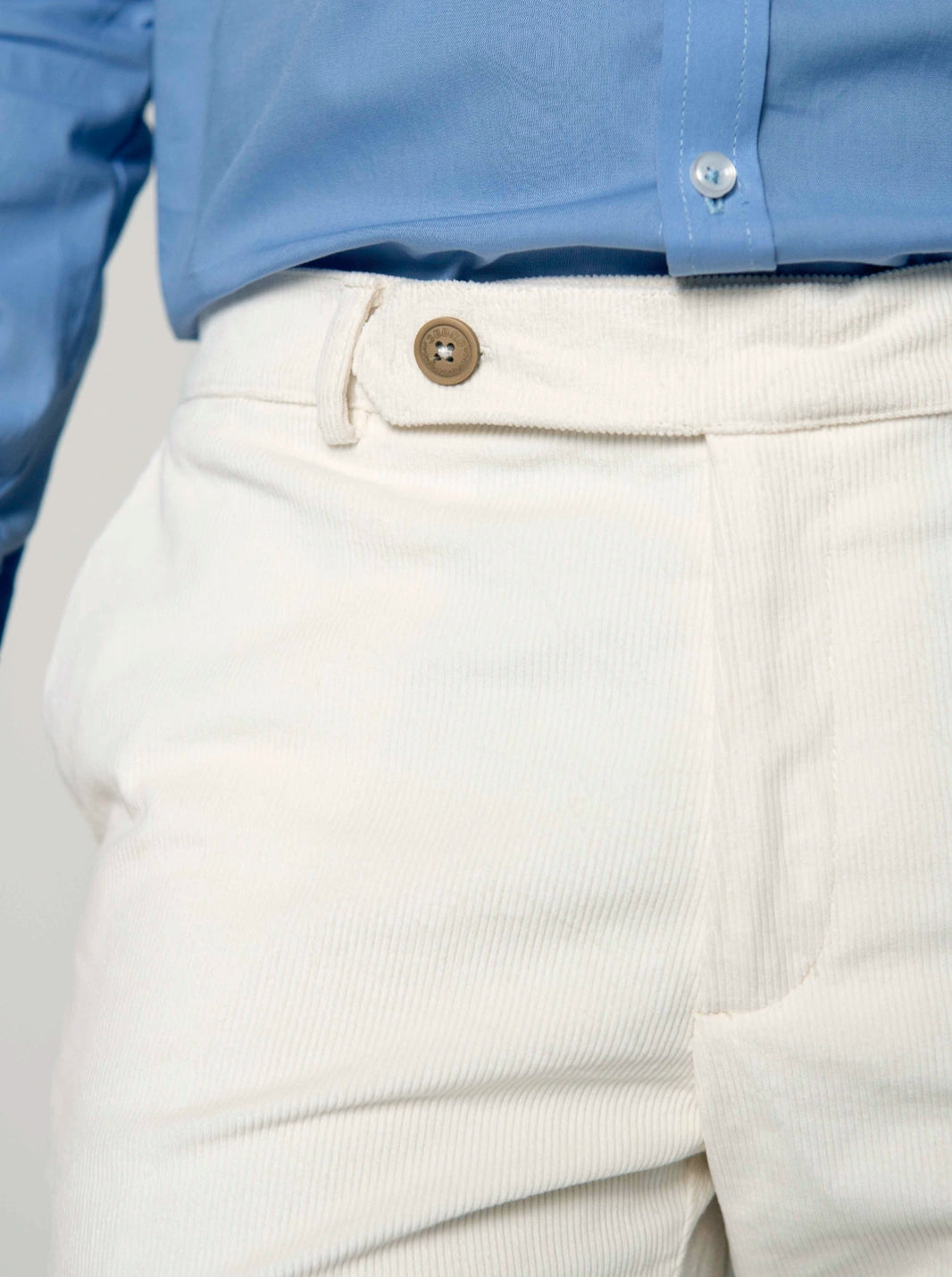 PANTALÓN DE PANA CON PRETINA CRUZADA | HOMBRE