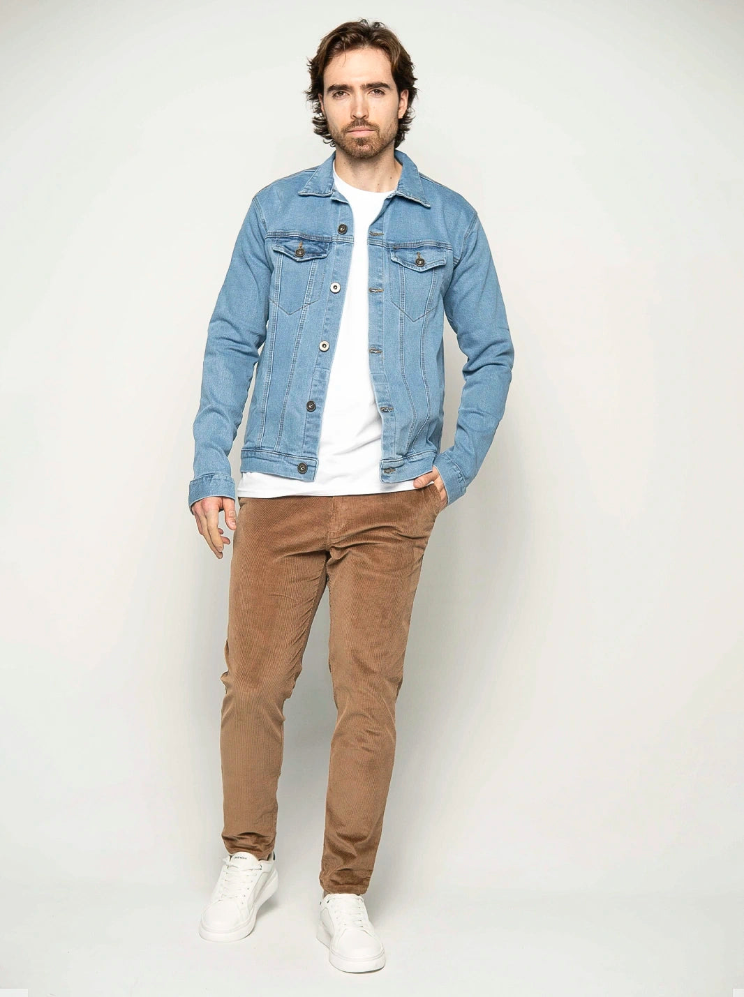PANTALÓN CURDOROY SLIM FIT PRETINA NORMAL | HOMBRE
