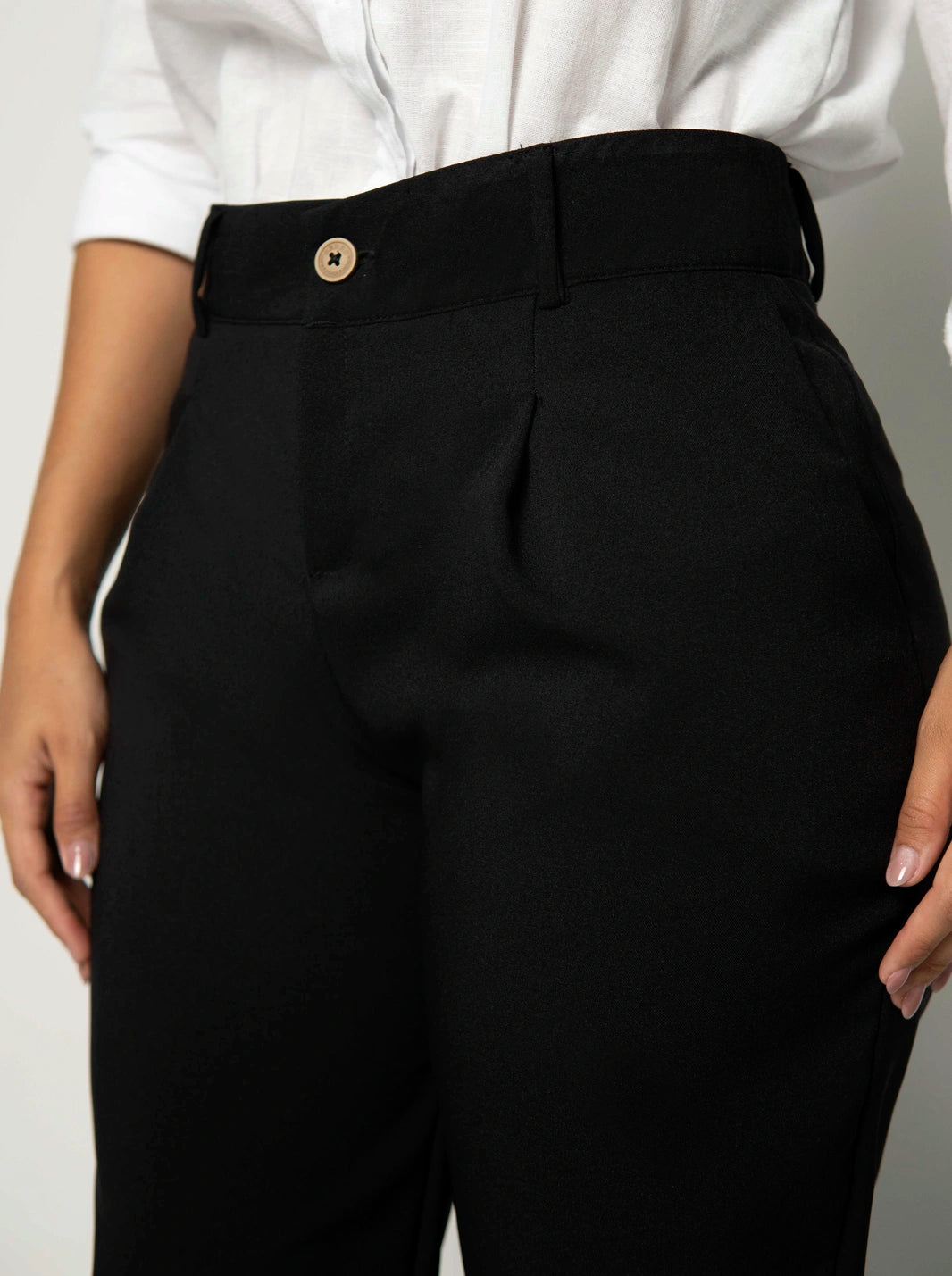 PANTALÓN DE VESTIR TIRO ALTO | MUJER